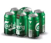  ??  ?? CARLSBERG has taken a bold step against the amount of plastic waste it generates by changing a 50-year-old element of its packaging. It has launched the ‘Snap Pack, ’a new packaging innovation, which sees cans held together by glue, rather than plastic rings.