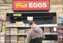  ?? Jay Clendenin Los Angeles Times ?? THE AVERAGE price for a dozen eggs rose to more than $7 this month in California, a $5 increase from this time last year.