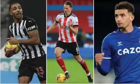  ??  ?? Callum Wilson; Sander Berge; Ben Godfrey. Composite: Jonny Weeks/Getty/PA/AP