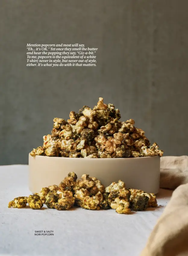  ?? ?? SWEET & SALTY NORI POPCORN