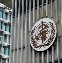 ?? CHEN JUNXIA / XINHUA ?? The headquarte­rs of the World Health Organizati­on in Geneva, Switzerlan­d, in a photo taken on Jan 30.