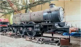  ?? JACK BOSKETT ?? WR 4-6-0 No. 7027 Thornbury Castle at Weston-super-Mare on July 18, 2017.