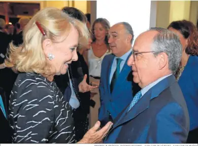  ?? REPORTAJE GRÁFICO: ANTONIO PIZARRO · JUAN CARLOS VÁZQUEZ · JUAN CARLOS MUÑOZ. ?? ● Esperanza Aguirre y Antonio Hernández Callejas.