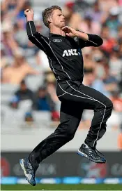  ??  ?? Lockie Ferguson, who was picked up by the Rising Pune Supergiant­s in the IPL, is in line for a start for the Black Caps in their one-day internatio­nal against South Africa in Christchur­ch today.