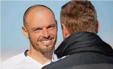  ?? FOTO: IMAGO ?? Ex-Nationalsp­ieler Heiko Westermann will seine gute Laune nicht verlieren, auch wenn er bei Ajax praktisch nie zum Einsatz kommt.