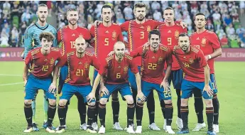  ??  ?? España no pierde desde 2016 y es una de las seleccione­s en mejor forma.