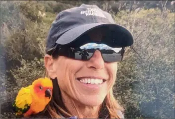  ?? INYO COUNTY SHERIFF’S OFFICE VIA AP ?? This undated photo released by the Inyo County, Calif., Sheriff’s Office shows Sheryl Powell, who is missing. Inyo County Sheriff’s Office spokeswoma­n Carma Roper says 60-year-old Sheryl Powell, of Huntington Beach, Calif., remains missing on Monday.