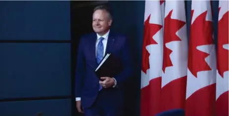  ?? SEAN KILPATRICK/THE CANADIAN PRESS FILE PHOTO ?? Bank of Canada Governor Stephen Poloz won’t want to risk choking off Canada’s economic recovery with a rate hike, David Olive says.