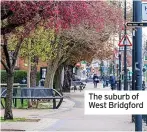  ?? ?? The suburb of West Bridgford
