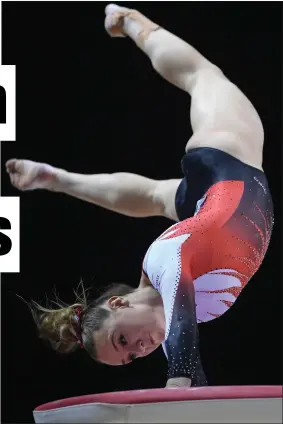  ??  ?? Amy Tinkler spoke out against abuse in the sport on Tuesday