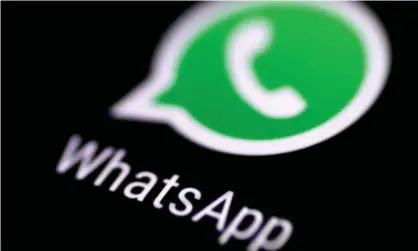  ??  ?? The suspected intrusions exploited a vulnerabil­ity in WhatsApp software that potentiall­y allowed malware users to access messages and data. Photograph: Thomas White/Reuters