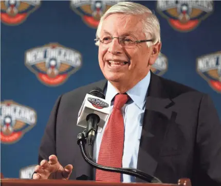  ?? DERICK E. HINGLE/USA TODAY SPORTS ?? David Stern served as the commission­er of the NBA from 1984 to 2014.