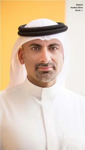  ?? EE ?? Khaled Al Huraimel, CEO de Bee’ah.
