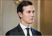  ?? PABLO MARTINEZ MONSIVAIS/AP ?? White House senior adviser Jared Kushner’s trip comes before President Donald Trump is expected to meet with Israeli Prime Minister Benjamin Netanyahu in September.