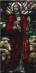  ??  ?? The Good Shepherd by Alfred Ernest Child at Kilcommon, Tinahely.