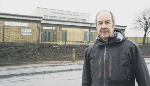  ??  ?? SIGNATURES: Steve Regan started the petition protesting closure of Mixenden Activity Centre in Halifax
