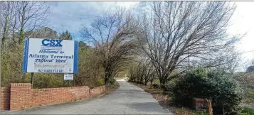  ?? ANDY PETERS/ANDY.PETERS@AJC.COM ?? CSX wants to sell the former Tilford Yard railroad property on the Westside of Atlanta.