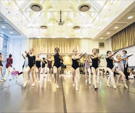  ?? Photograph­s by Maria Alejandra Cardona Los Angeles Times ?? THE MUSIC CENTER is staging Miami City Ballet’s “The Nutcracker” with Colburn School and Gabriella Foundation dancers.