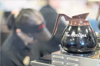  ?? FILE PHOTO ?? The parent company of Tim Hortons, Restaurant Brands Internatio­nal of Oakville, says their pots are just fine.