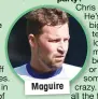  ??  ?? Maguire