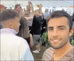  ?? Pic: Instagram ?? Love Island’s Jack Fincham at the event. above, and, right, a post by Ex on The Beach’s Youssef Hassane