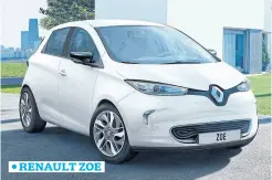  ??  ?? sutil. renault zoe La “estética eléctrica” del pequeño del rombo funciona en la pulcritud y limpieza de sus amenas líneas