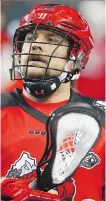  ?? JIM WELLS ?? Calgary Roughnecks’ Dane Dobbie is two goals away from reaching 300 in his NLL career.