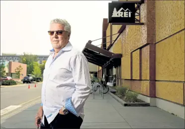  ?? Matthew Jonas / Staff Photograph­er ?? Stephen Tebo, CEO of Tebo Properties, poses at one of his commercial properties in Boulder on Wednesday.