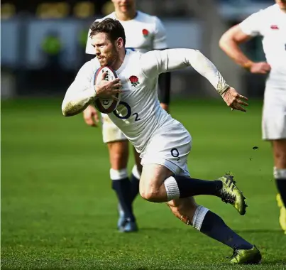  ?? — Reuters ?? Fleet-footed: Elliot Daly could start as a centre alongside Ben Te’o in the Six Nations match against Italy at Twickenham tomorrow.