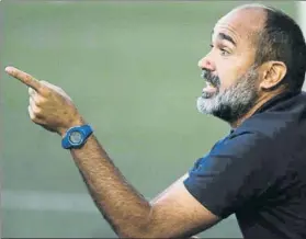  ?? FOTO: MD ?? Iván Moreno El entrenador del Vilafranca espera una mejor suerte en la competició­n