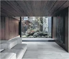  ?? CONRAD BROWN ?? Vancouver penthouse apartment designed by Leckie Studio featuring an internal courtyard.