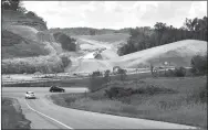  ?? Ben Goff @NWABENGOFF/NWA Democrat-Gazette ?? Work continues Thursday on the new interchang­e for the Bella Vista Bypass at the intersecti­on of Interstate 49 and North Walton Boulevard in Bentonvill­e.