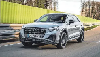  ?? FOTOS: AUDI ?? Der Audi Q2 trägt ein neues Gewand. Dazu gehört auch ein neuer Kühlergril­l.