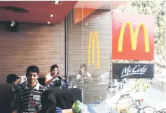  ??  ?? McDonald’s business in southern and western India is handled by another franchisee Hardcastle Restaurant­s Private Limited.