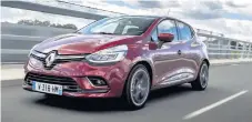  ??  ?? The entry level Clio is now fitted with Renault’s R&GO connectivi­ty system which hooks up a smartphone’s functions to the car