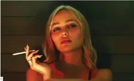  ?? ?? Jocelyn (Lily-Rose Depp) lights up in The Idol. Photograph: HBO