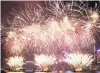  ?? PHOTO: REUTERS ?? Fireworks explode over Victoria Harbour to celebrate the Lunar New Year in Hong Kong yesterday.