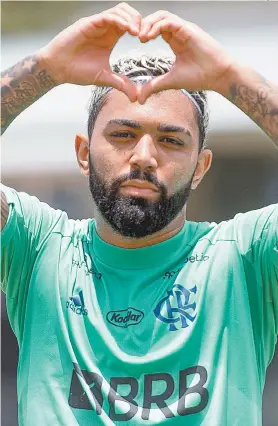  ?? ALEXANDRE VIDAL / FLAMENGO / DIVULGAÇÃO ?? Gabigol: agito do Réveillon seria em mansão alugada no Joá