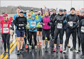  ?? CONTRIBUTE­D ?? The Wijewi Fun Run Jordan Smith organized included a route from Glooscap Landing to the new store on the reserve. Smith said she’s proud with how much the running program has grown in her community since she introduced it.