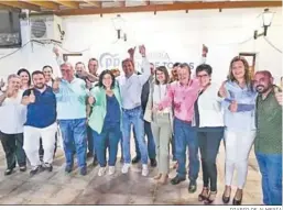  ?? DIARIO DE ALMERÍA ?? Candidatos PP de Los Gallardos.