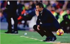  ?? AP ?? Luis Enrique told the players his decision just minutes before going public at the end of his post-match press conference.