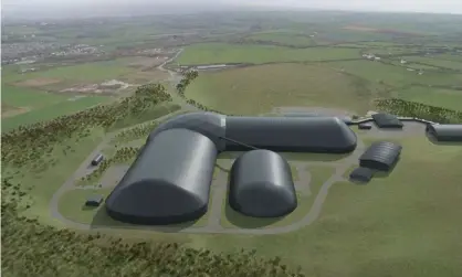  ?? Photograph: West Cumbria Mining ?? An artist’s impression of the controvers­ial coalmine planned for near Whitehaven in Cumbria.