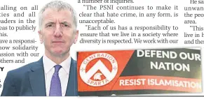  ??  ?? SOLIDARITY Mairtin O Muilleoir has slammed the leaflet, inset