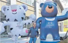  ?? FOTO: RWH ?? Der Lindauer Sportjourn­alist Wolfgang Harder arbeitet bei den Olympische­n Spielen in Südkorea und berichtet auch für die Leser der Lindauer Zeitung.