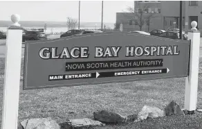  ?? CAPE BRETON POST PHOTO ?? Nova Scotia Health Authority staff confirmed on Thursday that it will temporaril­y reassign nursing staff from two units and close 25 vacant beds at the Glace Bay Hospital because of the unavailabi­lity of family doctors willing to provide in-patient coverage.