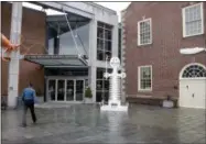  ?? PHOTOS BY STEPHAN SAVOIA — THE ASSOCIATED PRESS ?? In this Tuesday file photo, a man enters the New Bedford Whaling Museum in New Bedford, Mass.