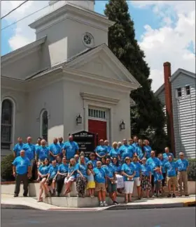  ?? SUBMITTED PHOTO ?? On Sunday, July 17, members from four local churches packed the downstairs social room of St. Paul’s UCC in Birdsboro.