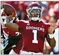  ?? AP file photo ?? Oklahoma quarterbac­k and Heisman Trophy winner Kyler Murray will lead the No. 4 Sooners against top-ranked Alabama in tonight’s Orange Bowl, which features a matchup between the two highest-scoring offenses in the country.