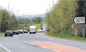  ??  ?? Safety concerns Councillor Doig’s amendment was about upgrading the A737 between Howwood/Kilbarchan and Dalry/Beith