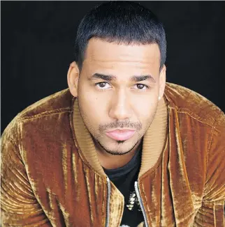  ?? PHOTO COURTESY OF SONY MUSIC ?? The 36-year-old bachata music superstar Romeo Santos is at the Bell Centre March 3. “If you want to get the people moving, you put on Romeo Santos,” says Montreal’s DJ Carlos.